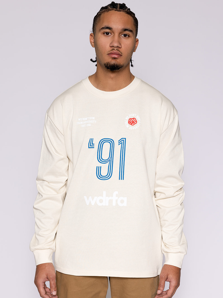 Soccer Jersey Away L/S Tee Cream