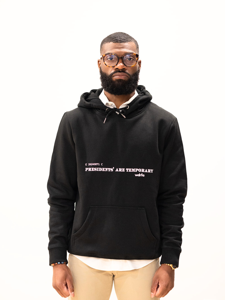 Presidents' Are Temporary Hoodie Black