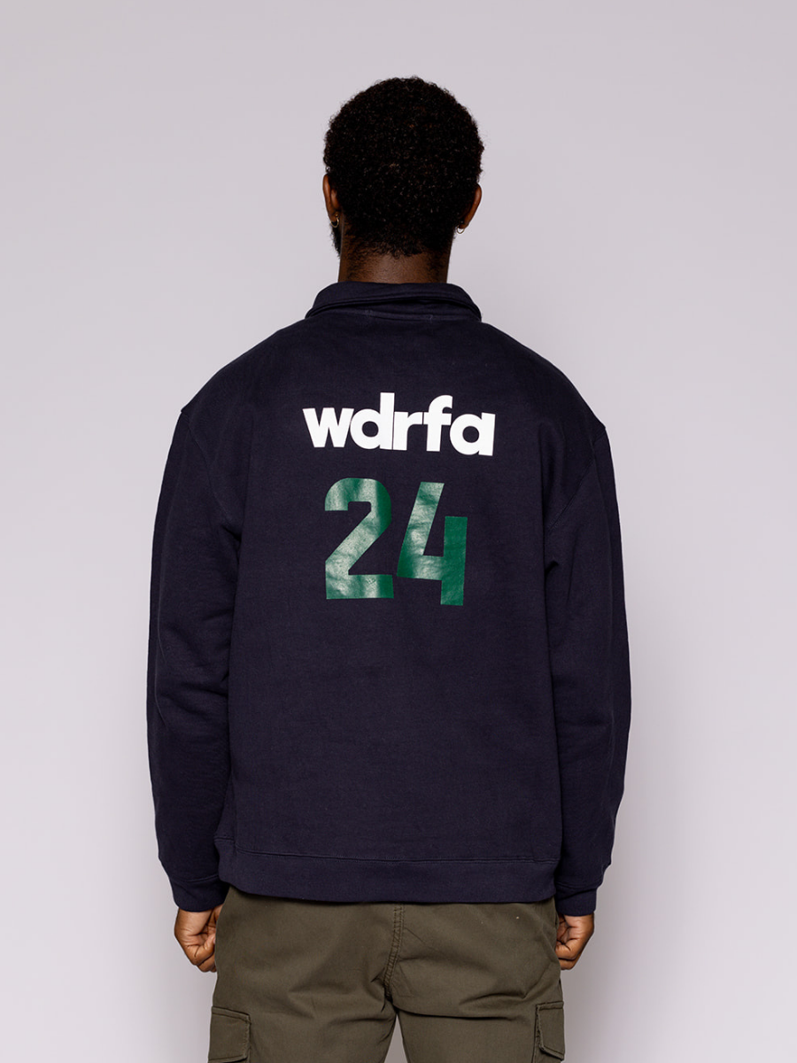 Rugby Quarter Zip Sweatshirt Navy