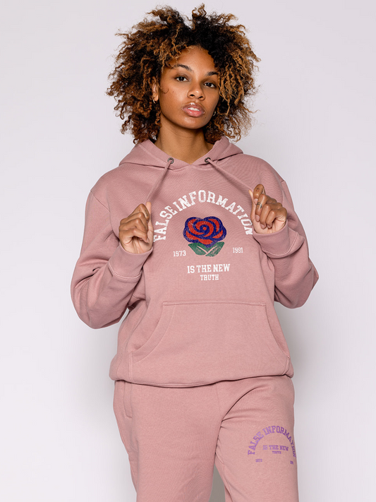 False Information Hoodie Lavender