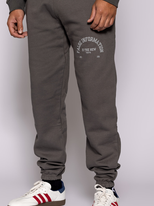 False Information Sweatpant Dark Grey