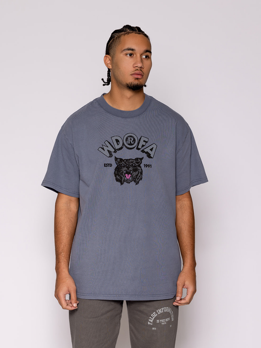 Vintage Wildcat Tee Indigo Blue