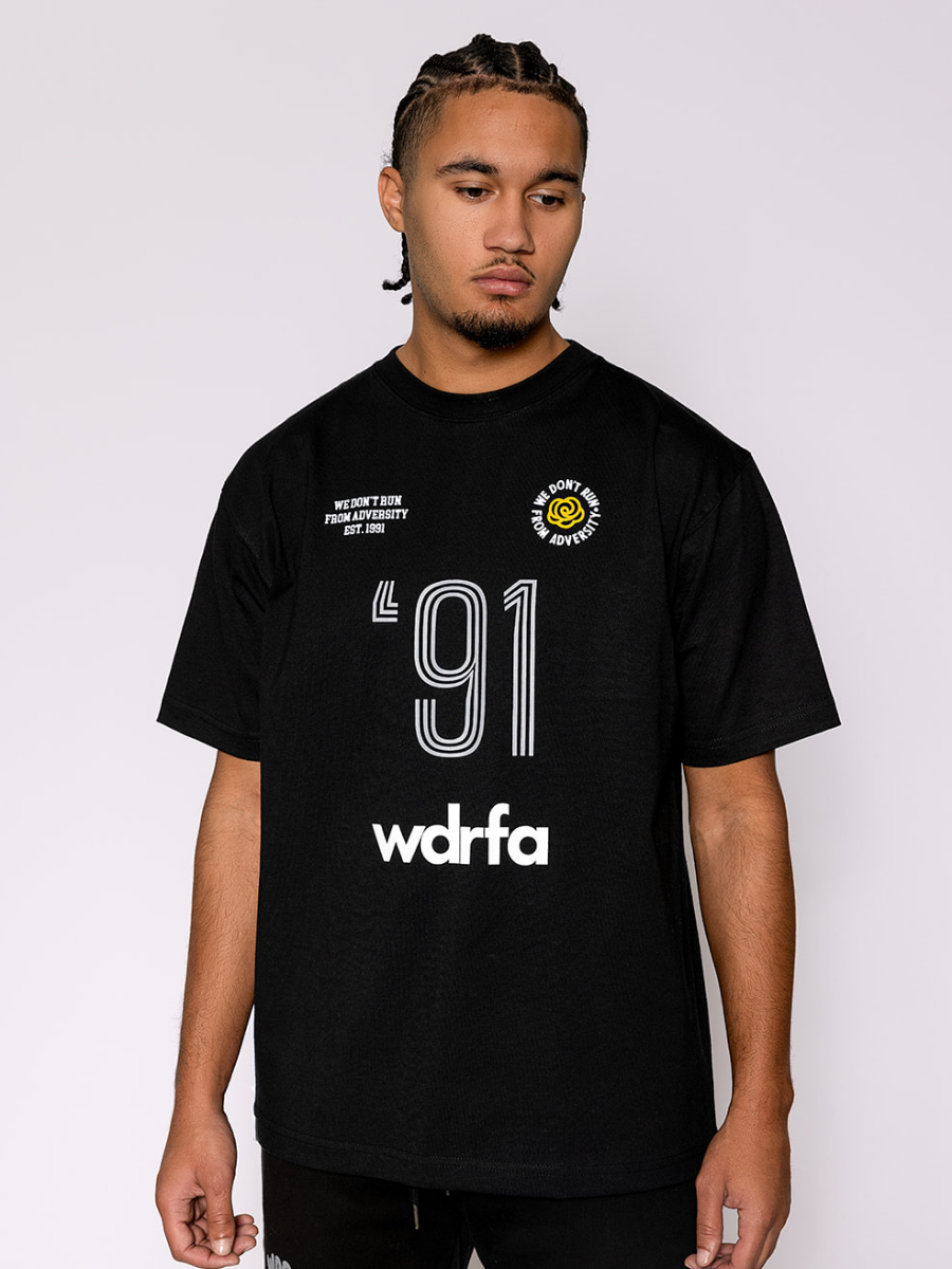 Soccer Jersey Home Tee Black