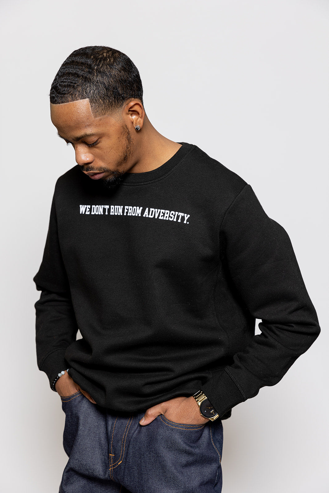 TRADEMARK CREWNECK - BLACK